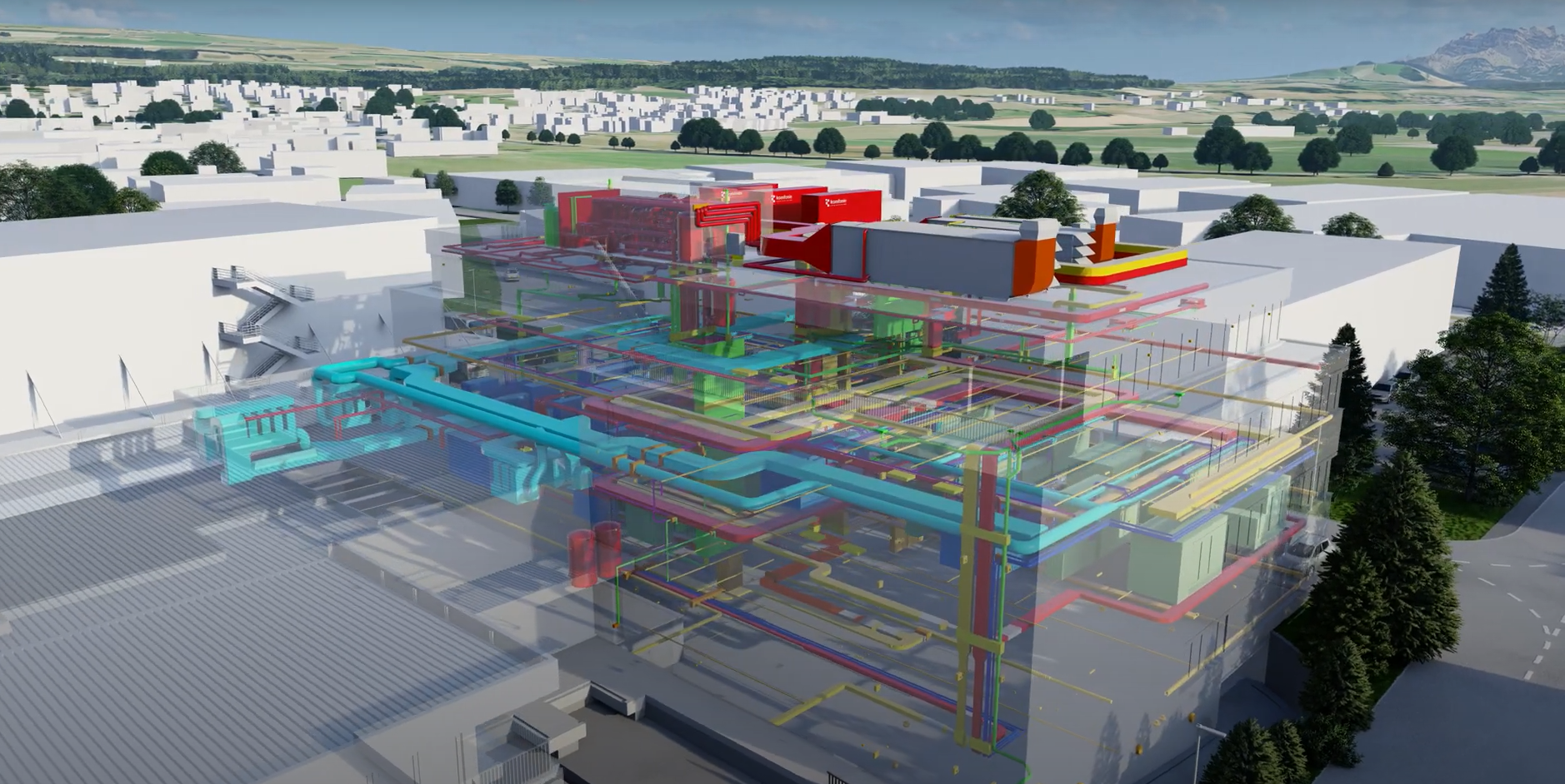 Neubau und Erweiterung Produktionsgebäude SRM Merenschwand